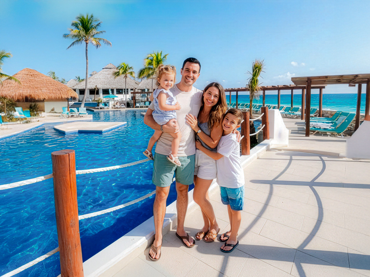 Mini parque acuático en Royal Solaris Cancún