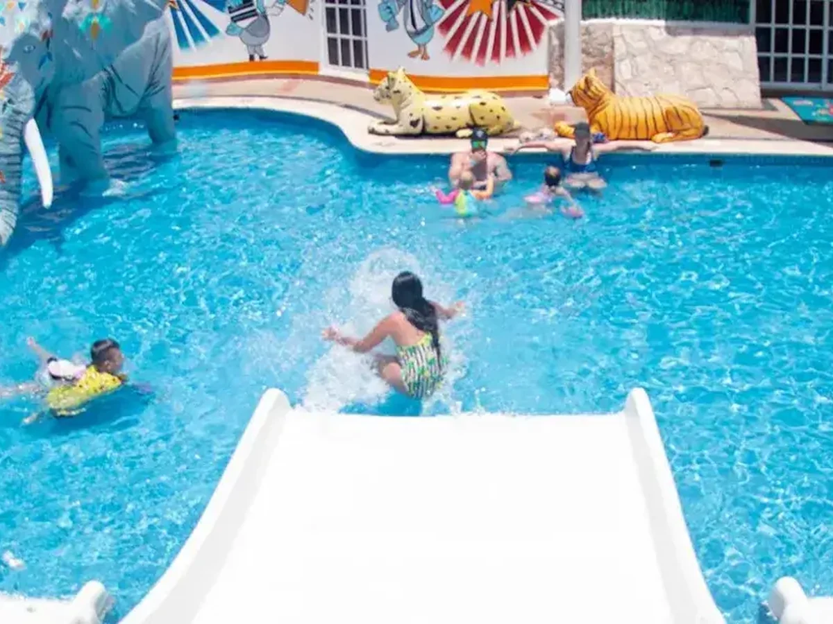 Mini parque acuático en Royal Solaris Cancún
