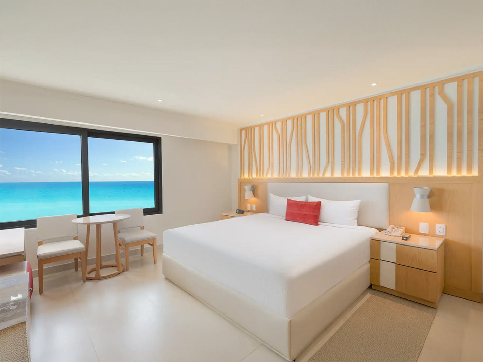 Vista desde la habitación Deluxe Vista al Mar en Royal Solaris Cancún